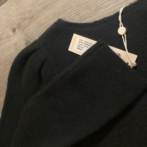 🎁 100% Cashmere Rebecca Taylor Long Sleeve, Sculpted Pullover Sweater - Picture 7 of 8